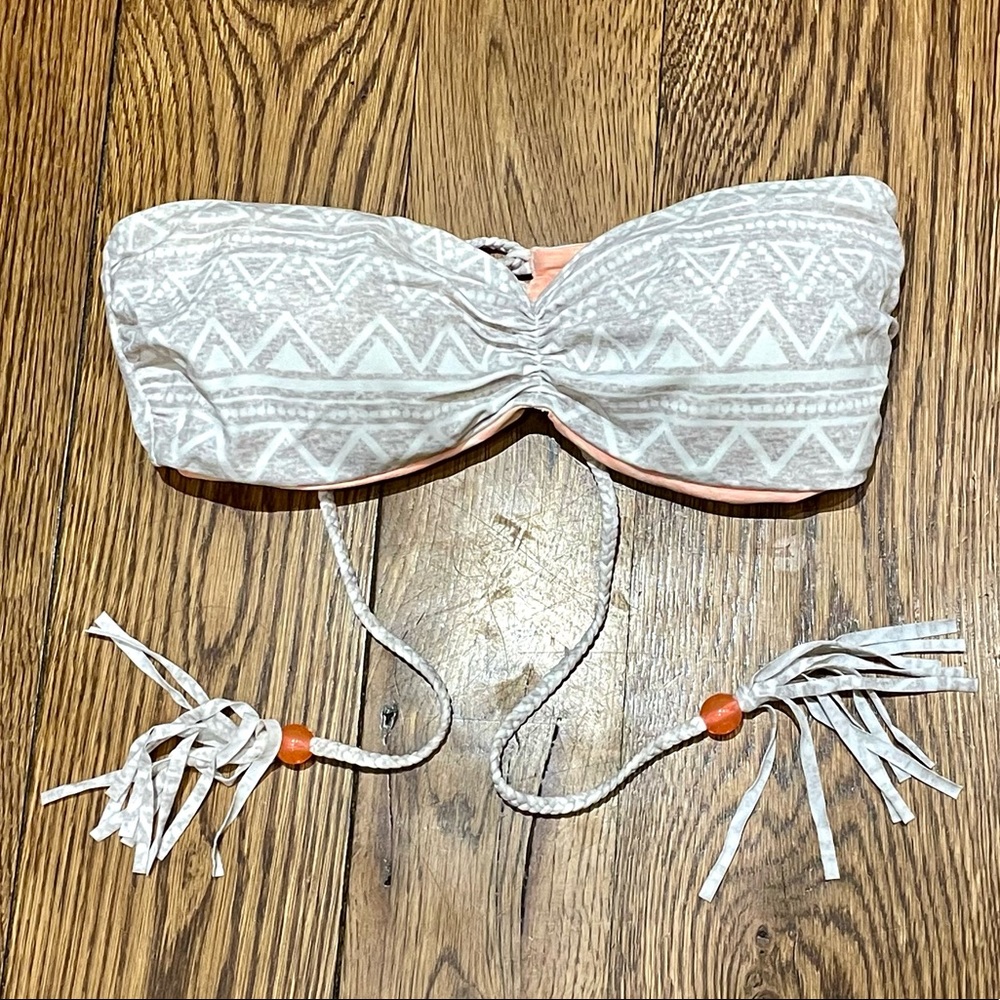 Billabong Reversible Tribal Bandeau Bikini Top